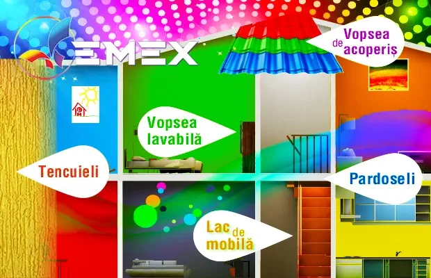 Vopsire profesionala - vopsele grunduri Emex Vopsiri de calitate profesionala - vopsele Emex