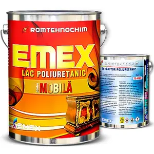 Lac poliuretanic bicomponent transparent pentru lemn