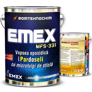 Vopsea epoxidica cu microfulgi de sticla