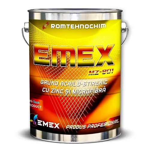 Grund pulbere zinc si microfulgi sticla