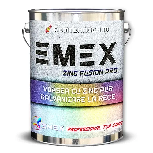 Vopsea cu zinc pur efect zincare